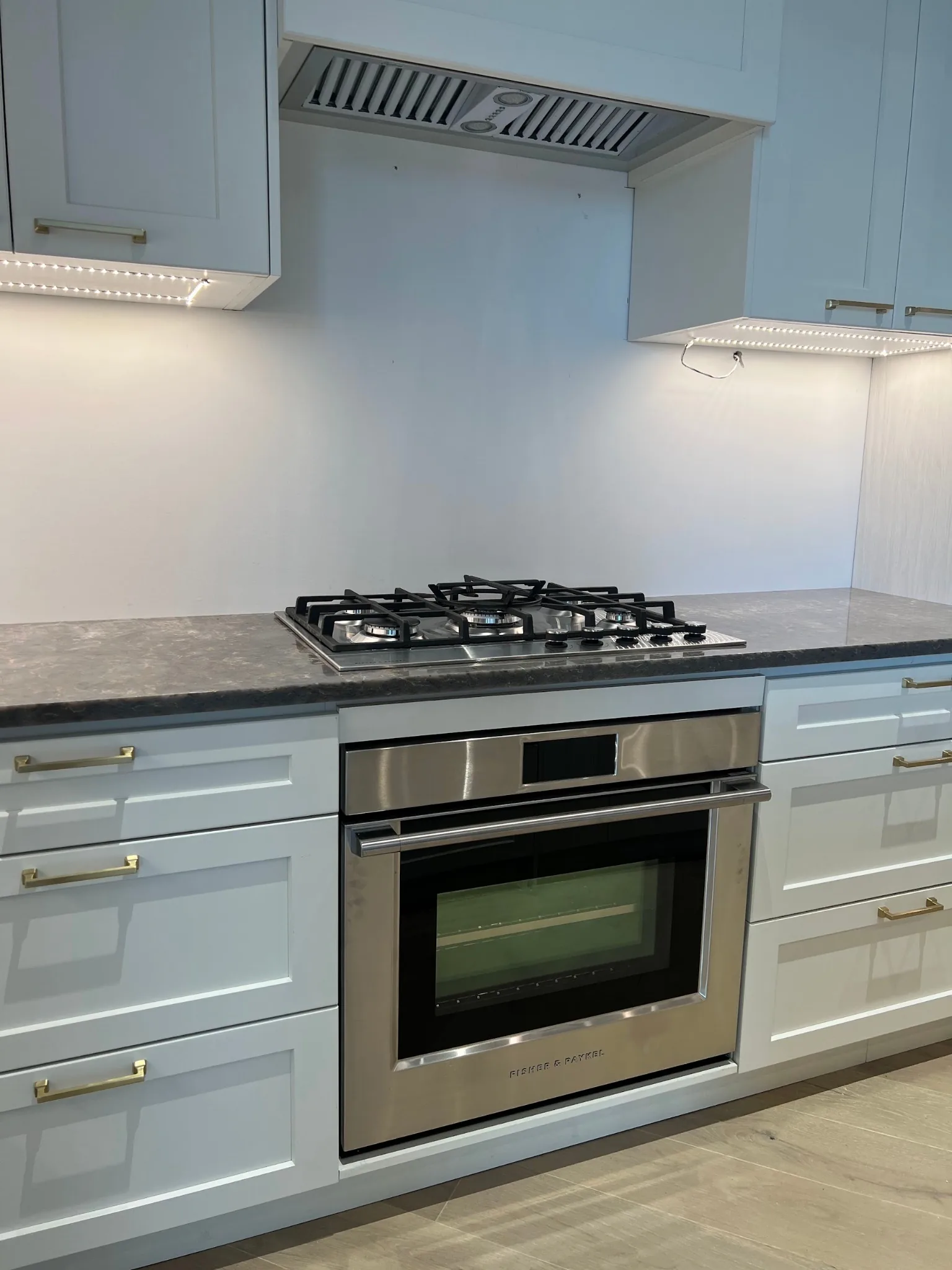 Fisher and Paykel oven and cooktop installation
